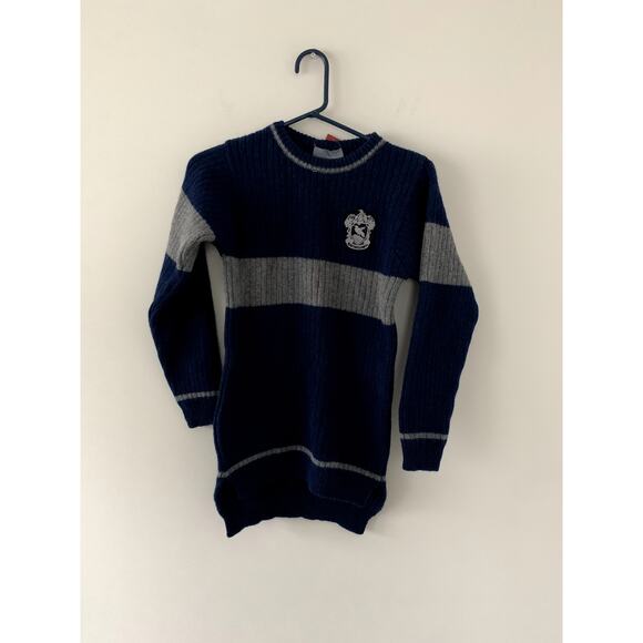 NEW RARE Harry Potter 100% Lambs Wool Ravenclaw Pullover Sweater Universal XS - Picture 1 of 9